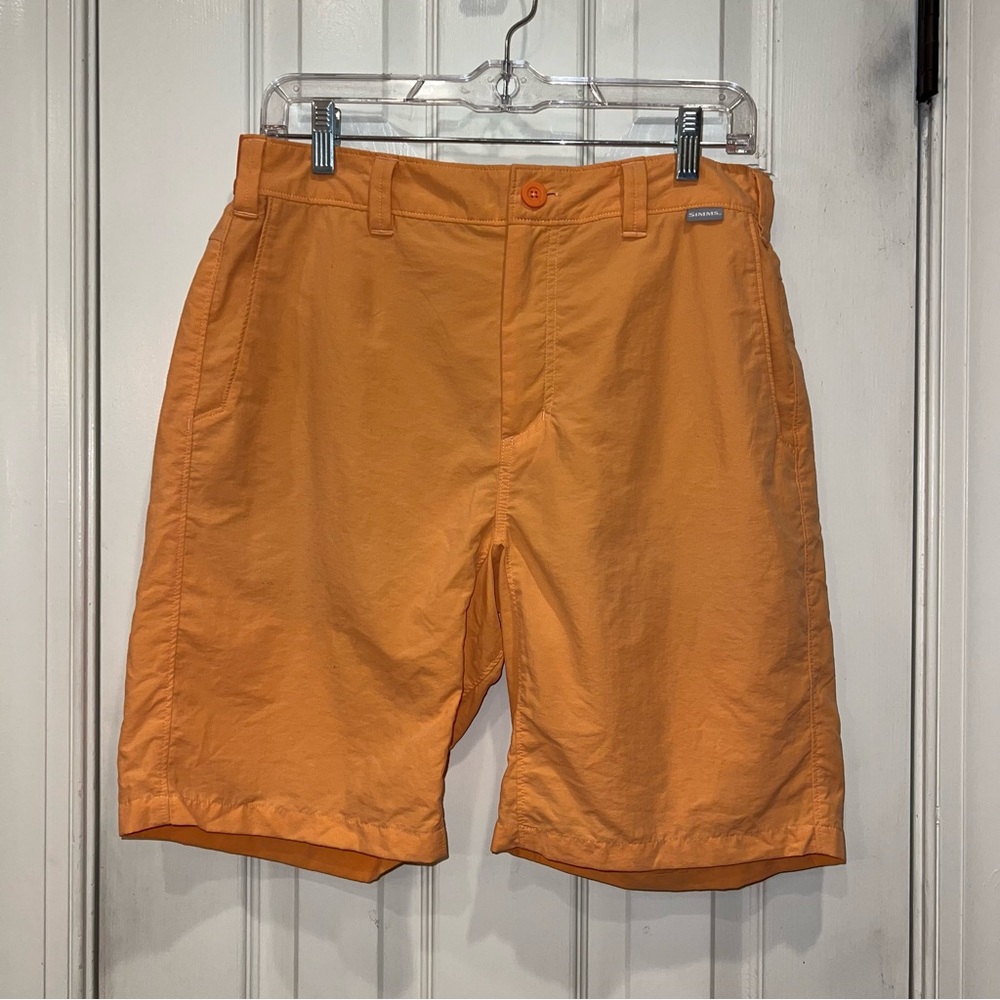 Simms Superlight Short Men’s Shorts Orange Size 32 Fishing